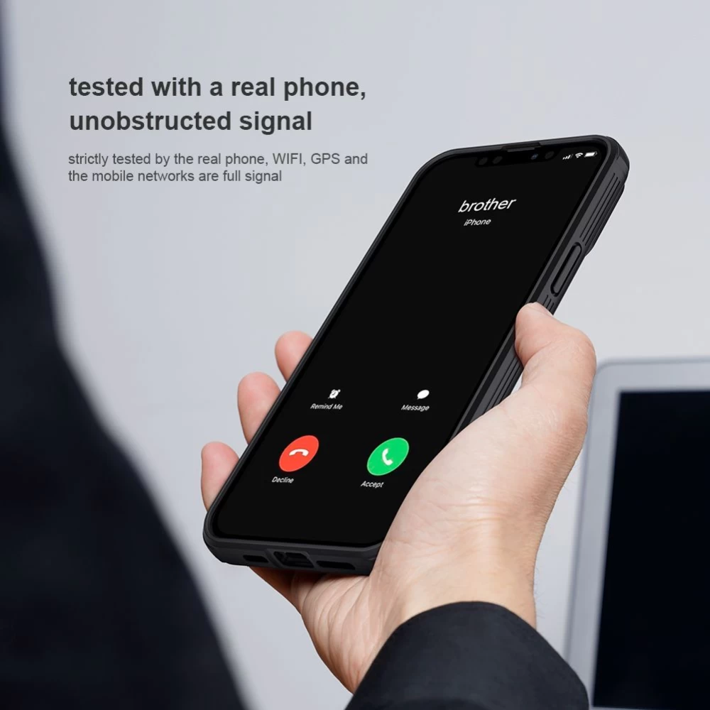 Apple iPhone 13 Pro Max чехол черный Nillkin Textured Magnetic 