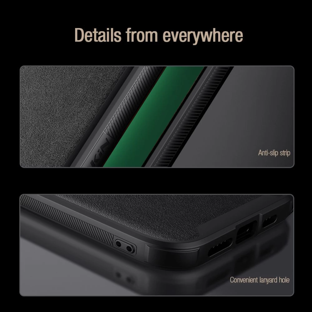 Apple iPhone 13 Pro Max чехол черный Nillkin CamShield Leather S