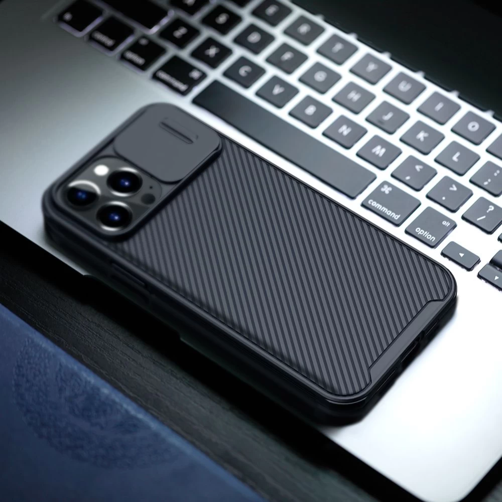 Apple iPhone 13 Pro Max suojakuori musta Nillkin CamShield 