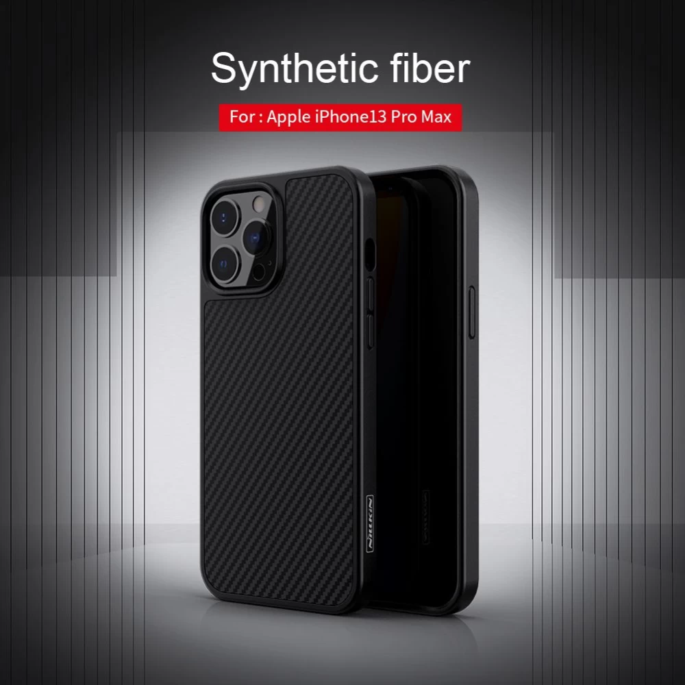 Apple iPhone 13 Pro Max чехол черный Nillkin Synthetic Fiber 