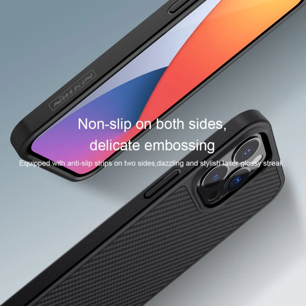 Apple iPhone 13 Pro Max чехол черный Nillkin Synthetic Fiber 