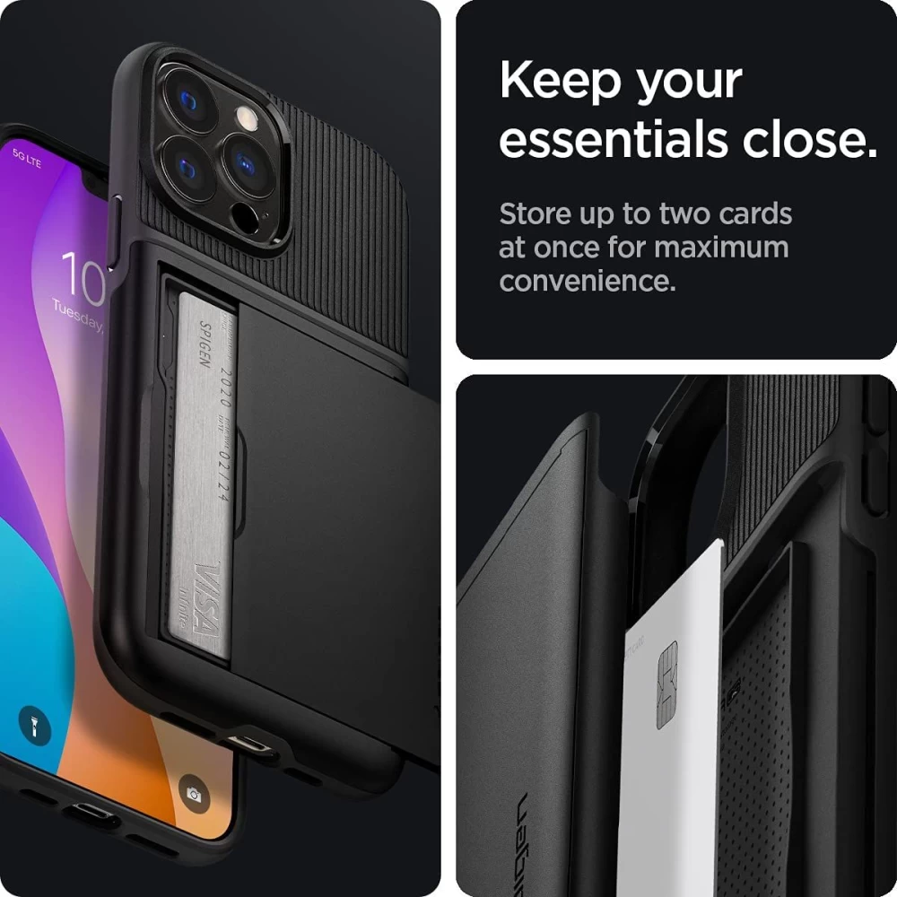 Apple iPhone 13 Pro Max чехол черный SPIGEN Slim Armor CS 
