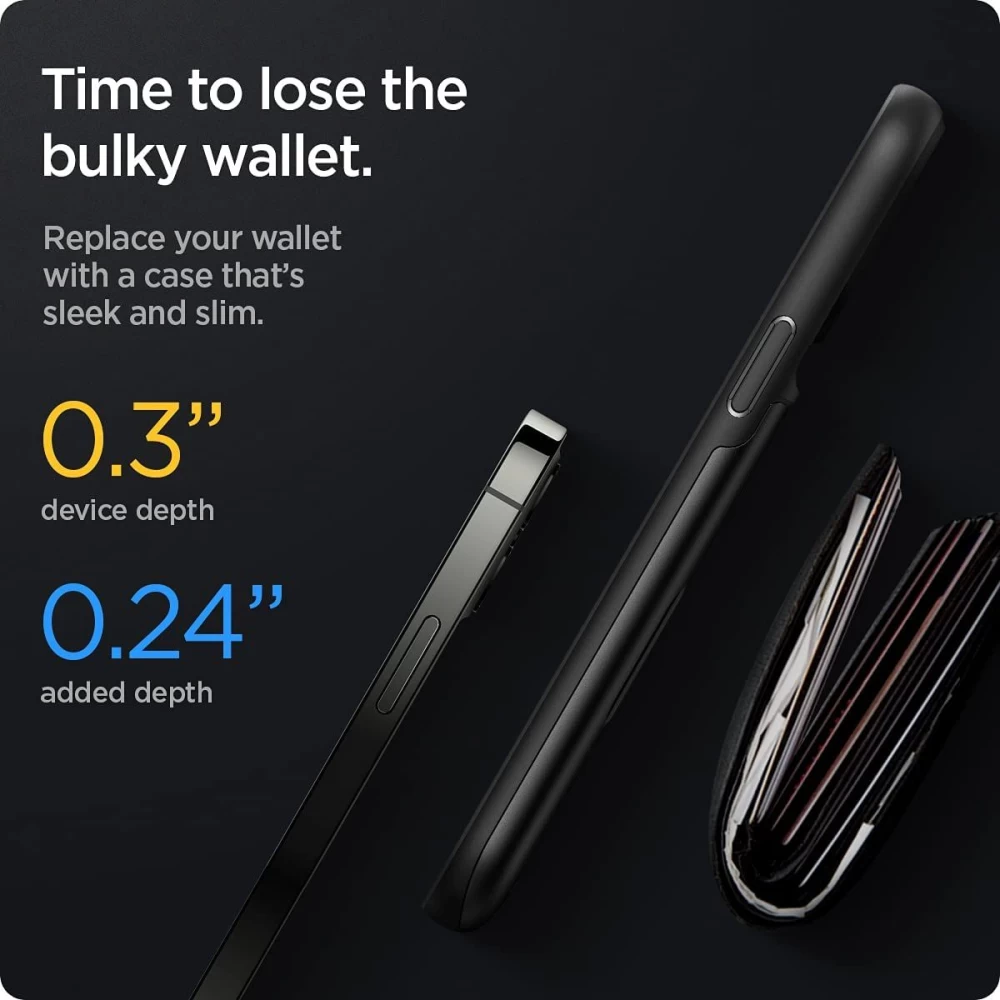 Apple iPhone 13 Pro Max чехол черный SPIGEN Slim Armor CS 