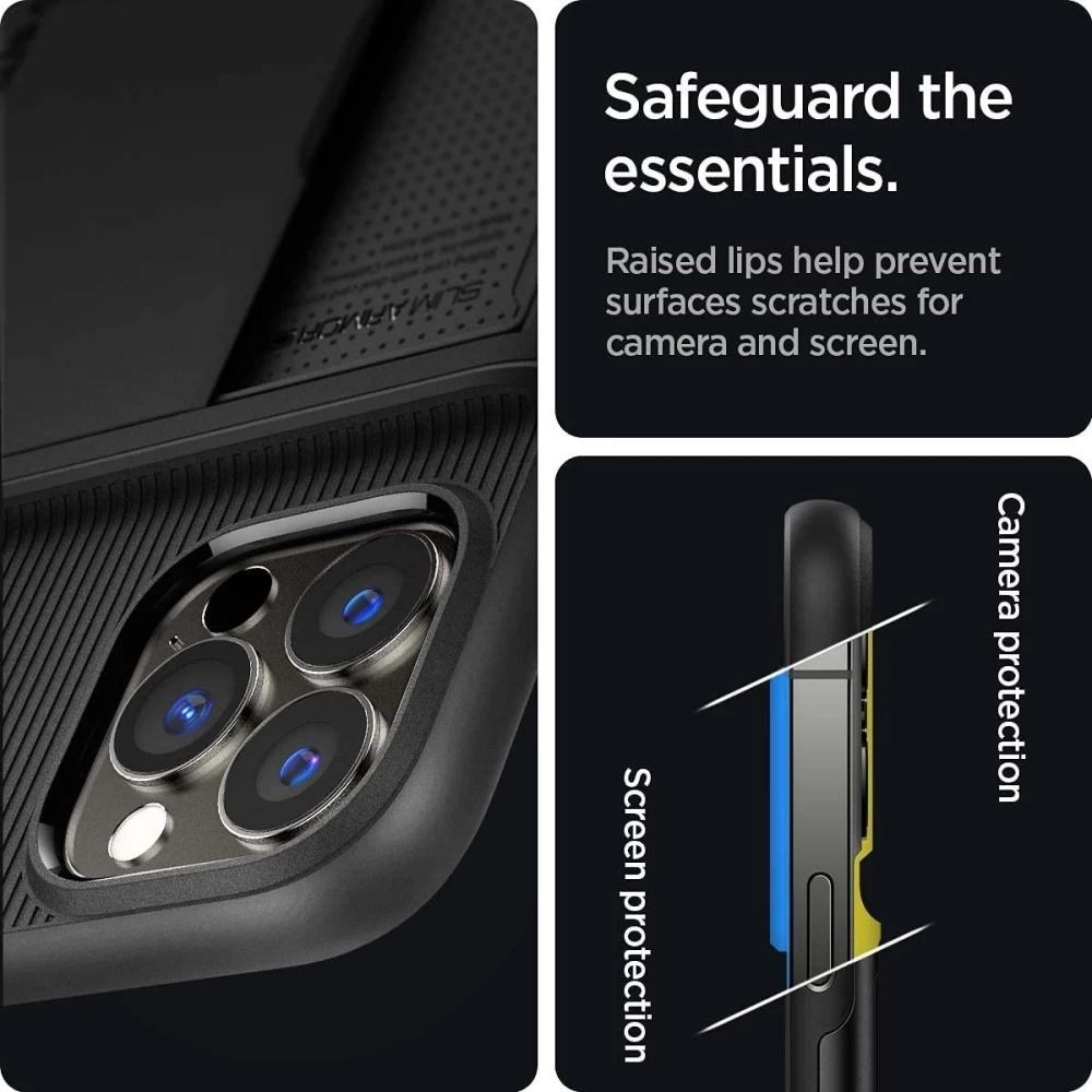 Apple iPhone 13 Pro Max чехол черный SPIGEN Slim Armor CS 