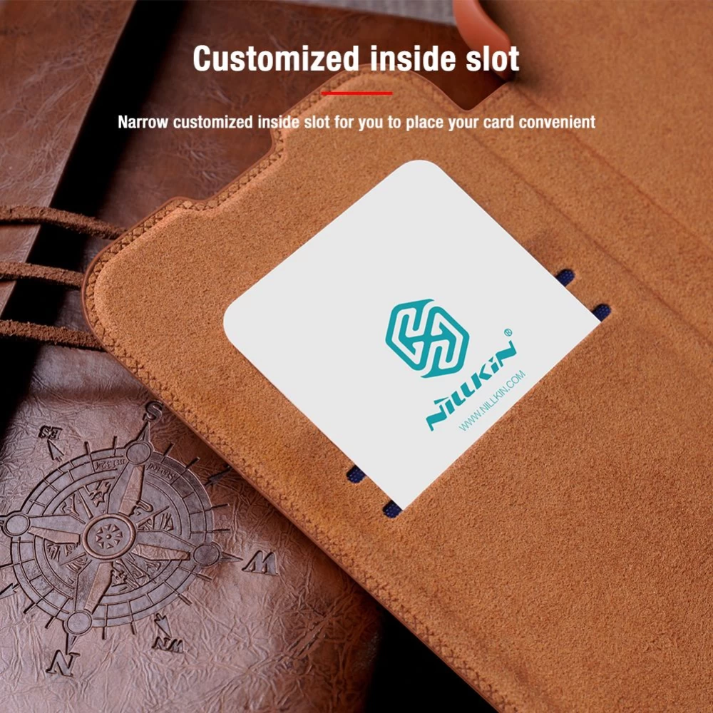 Apple iPhone 13 Pro Max чехол красный Nillkin Qin Leather 