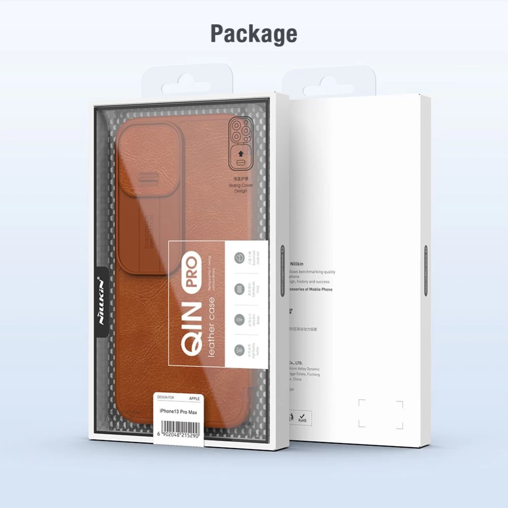 Apple iPhone 13 Pro Max чехол красный Nillkin Qin Leather 