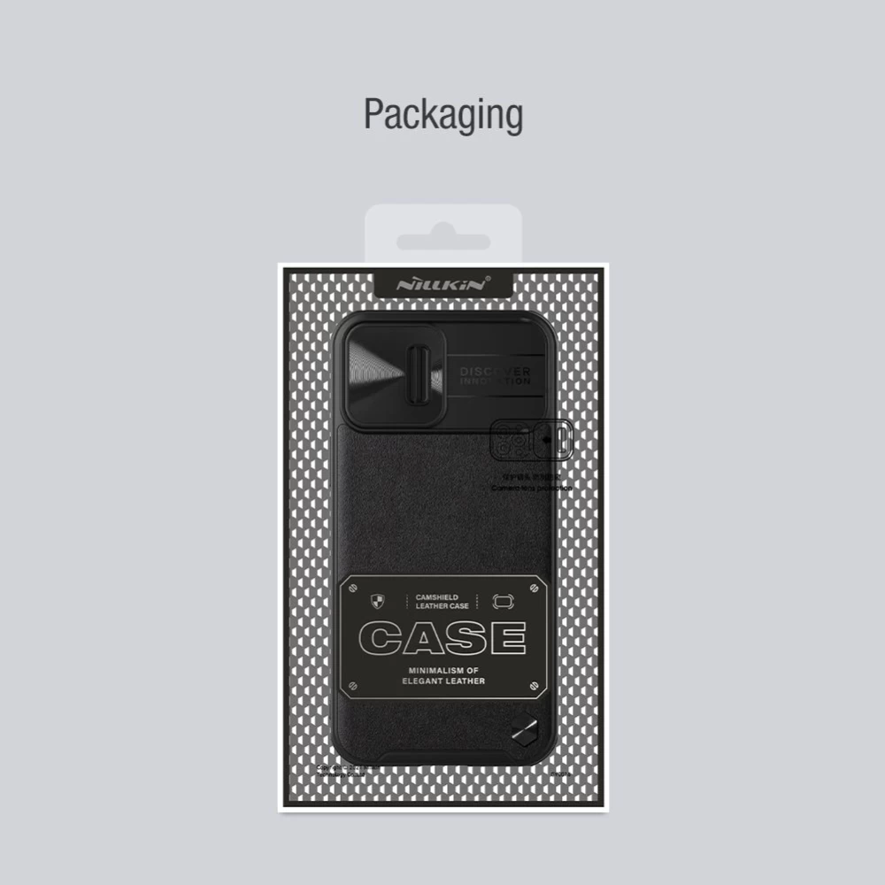 Apple iPhone 13 Pro Max ümbris roheline Nillkin CamShield Leather 