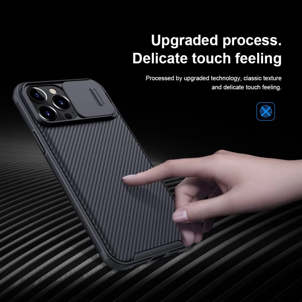 Apple iPhone 13 Pro Max чехол синий Nillkin CamShield 