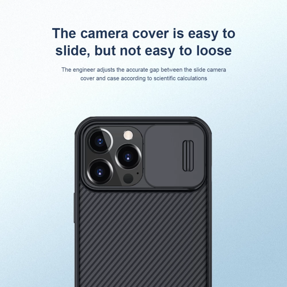 Apple iPhone 13 Pro Max чехол синий Nillkin CamShield 