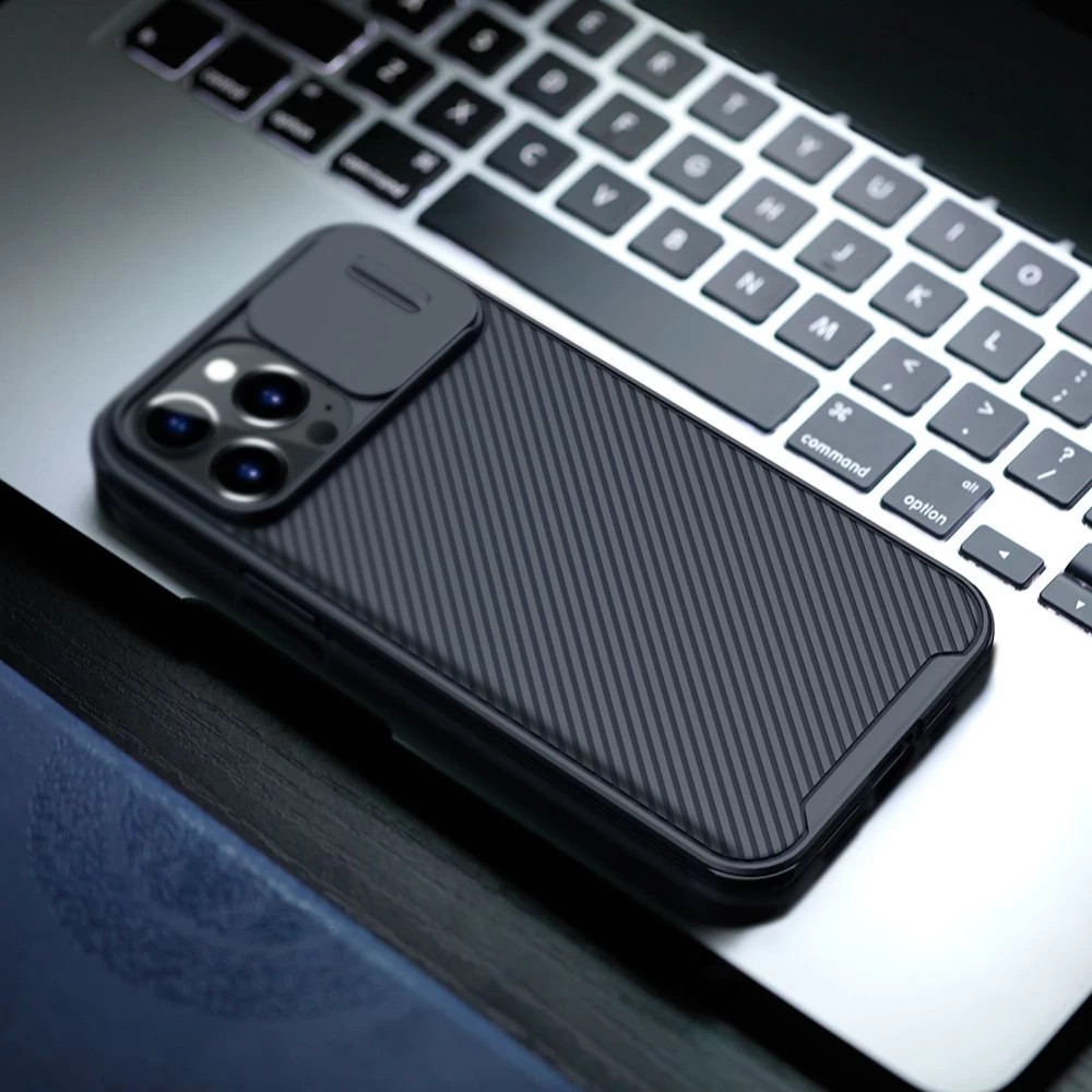 Apple iPhone 13 Pro Max чехол синий Nillkin CamShield 