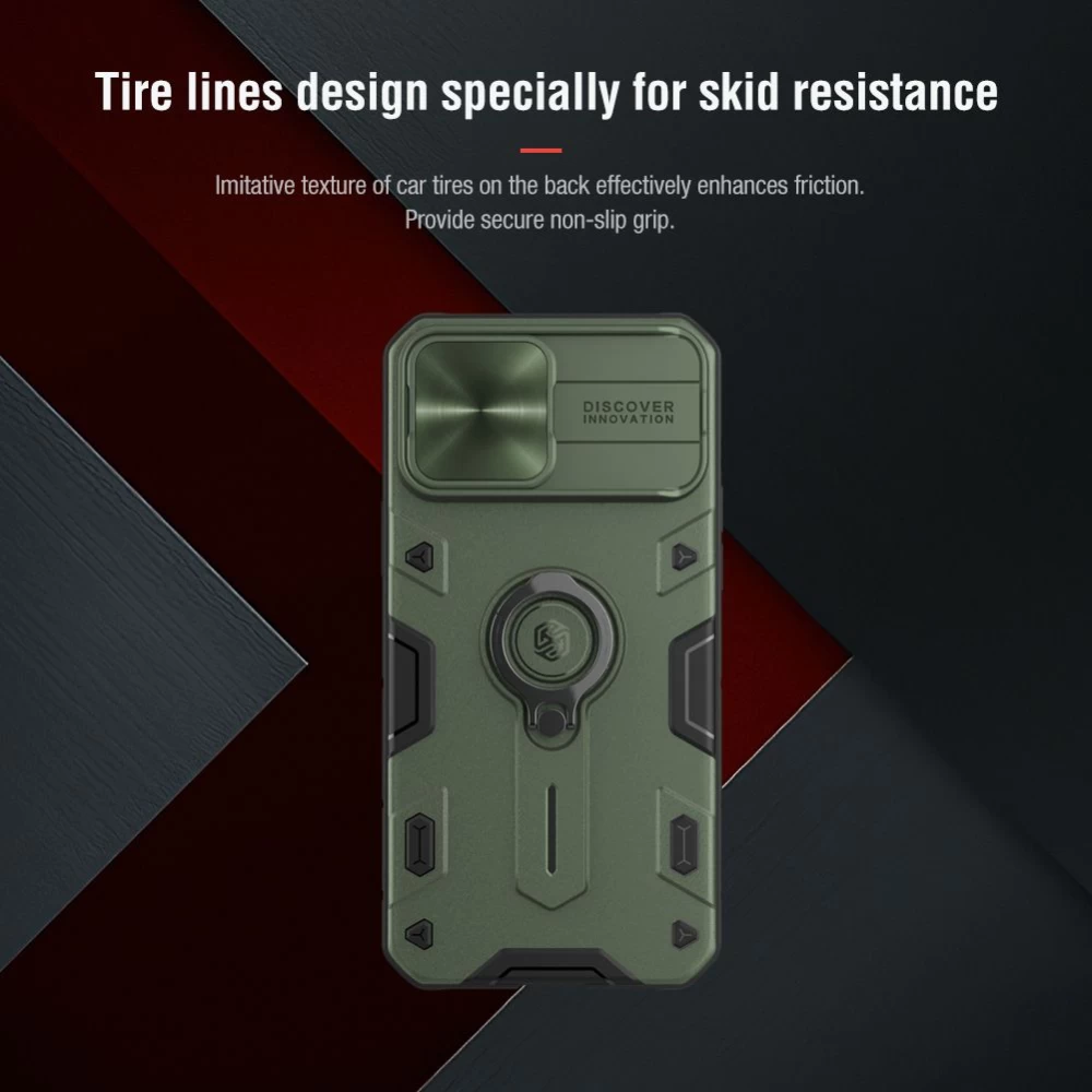 Apple iPhone 13 Pro Max чехол синий Nillkin CamShield Armor 