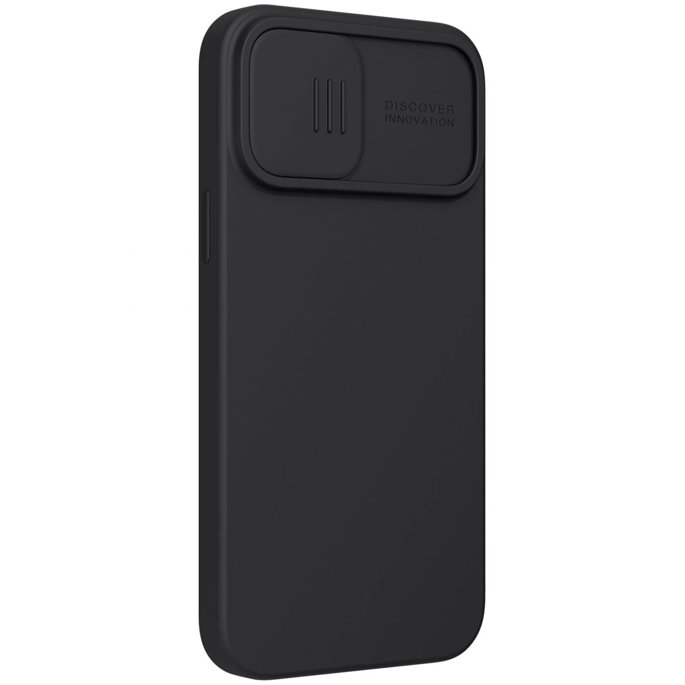 Apple iPhone 13 Pro Max vāciņš melns Nillkin CamShield Silky Magnetic Silicon