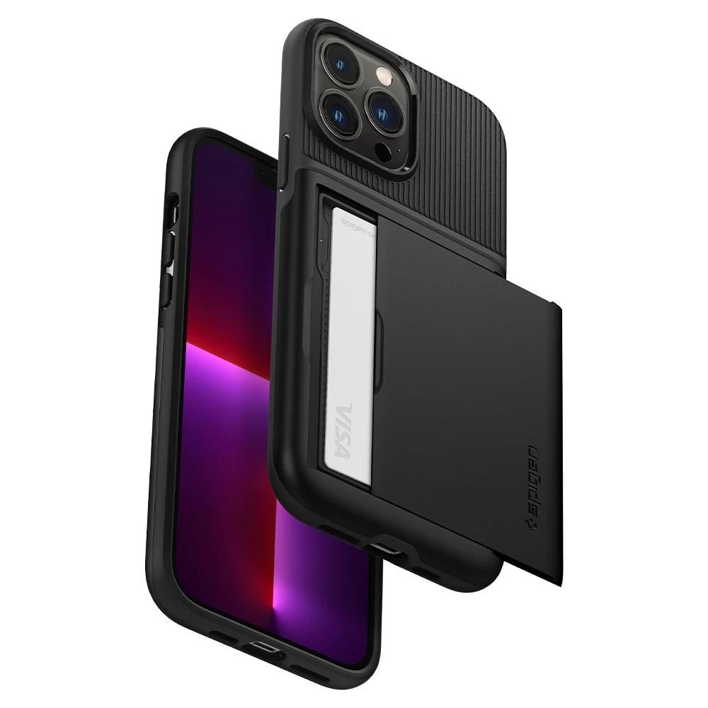 Apple iPhone 13 Pro Max чехол черный SPIGEN Slim Armor CS