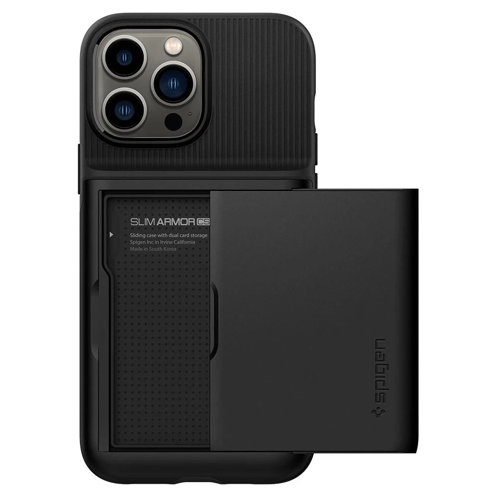 Apple iPhone 13 Pro Max чехол черный SPIGEN Slim Armor CS