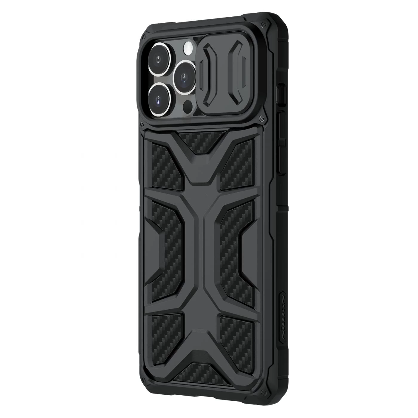 Apple iPhone 13 Pro Max skal svart Nillkin Adventurer
