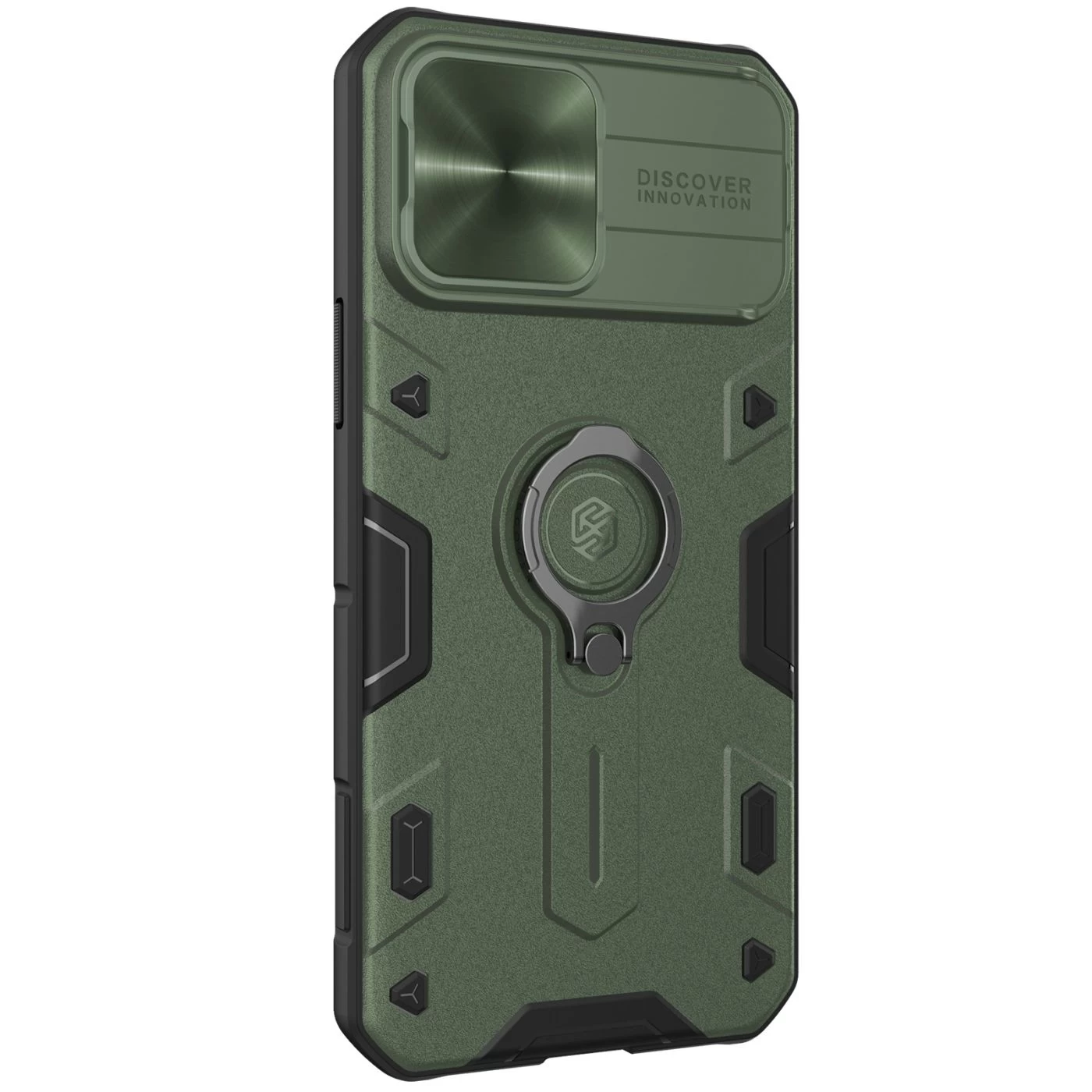 Apple iPhone 13 Pro Max чехол зеленый Nillkin CamShield Armor