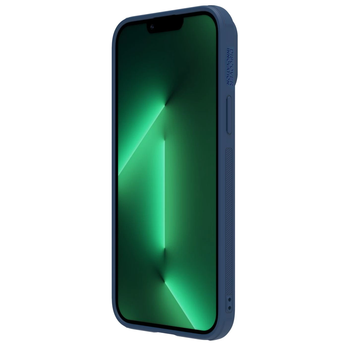 Apple iPhone 13 Pro Max чехол синий Nillkin CamShield Leather S