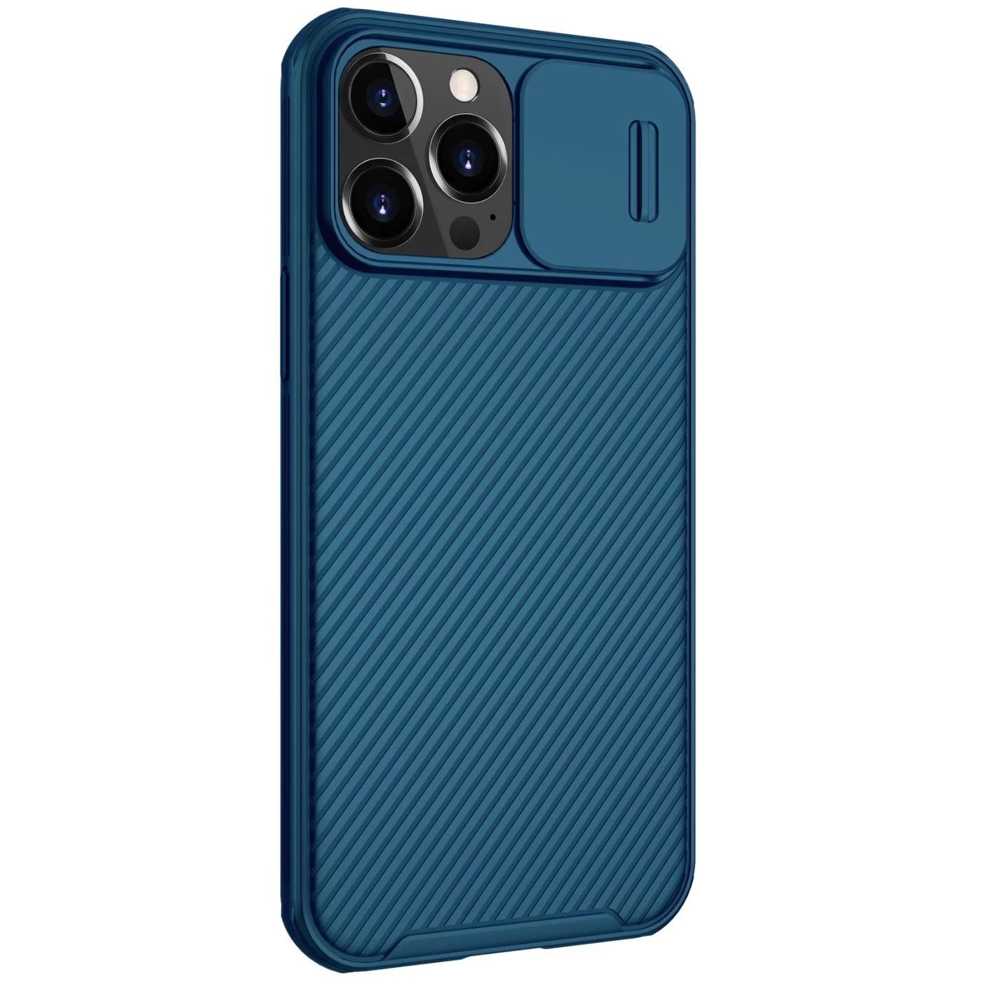 Apple iPhone 13 Pro Max чехол синий Nillkin CamShield Magnetic
