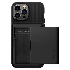 Apple iPhone 13 Pro Max чехол черный SPIGEN Slim Armor CS 