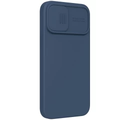 Apple iPhone 13 Pro Max vāciņš zils Nillkin CamShield Silky Magnetic Silicon 