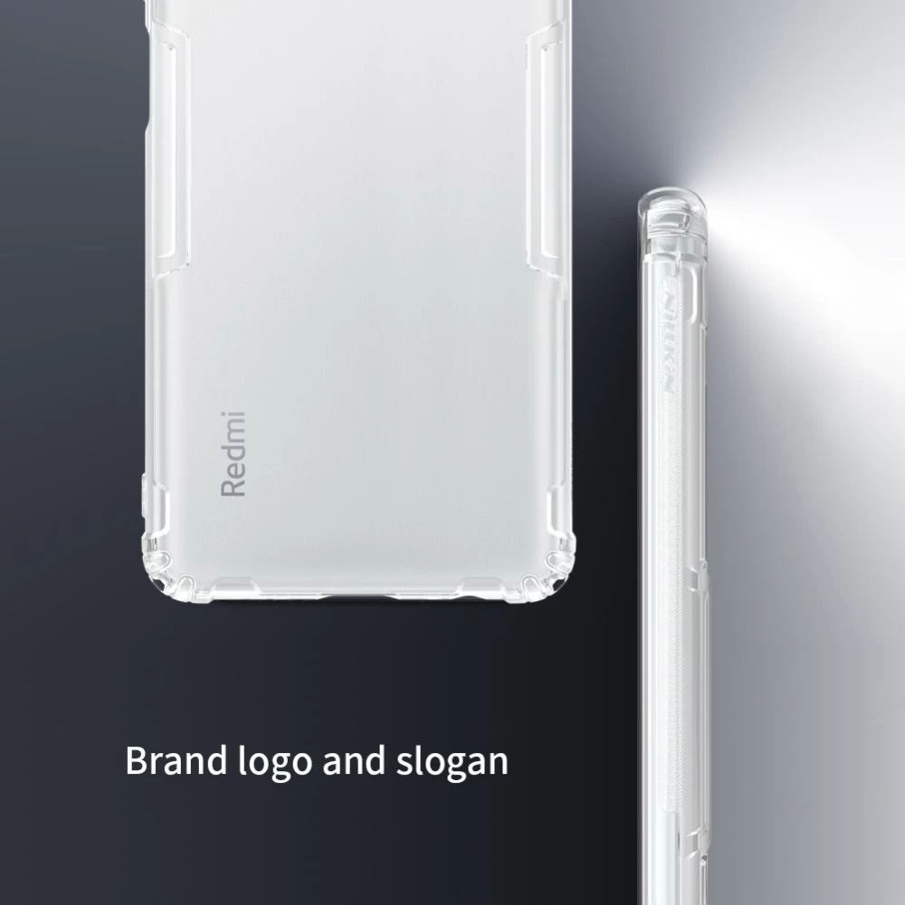 Xiaomi RedMi Note 10S dėklas skaidrus Nillkin TPU  10 4G Copy