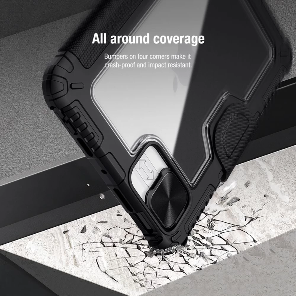 Apple iPad Mini 6 tablet case black Nillkin Bumper Leather  Pro