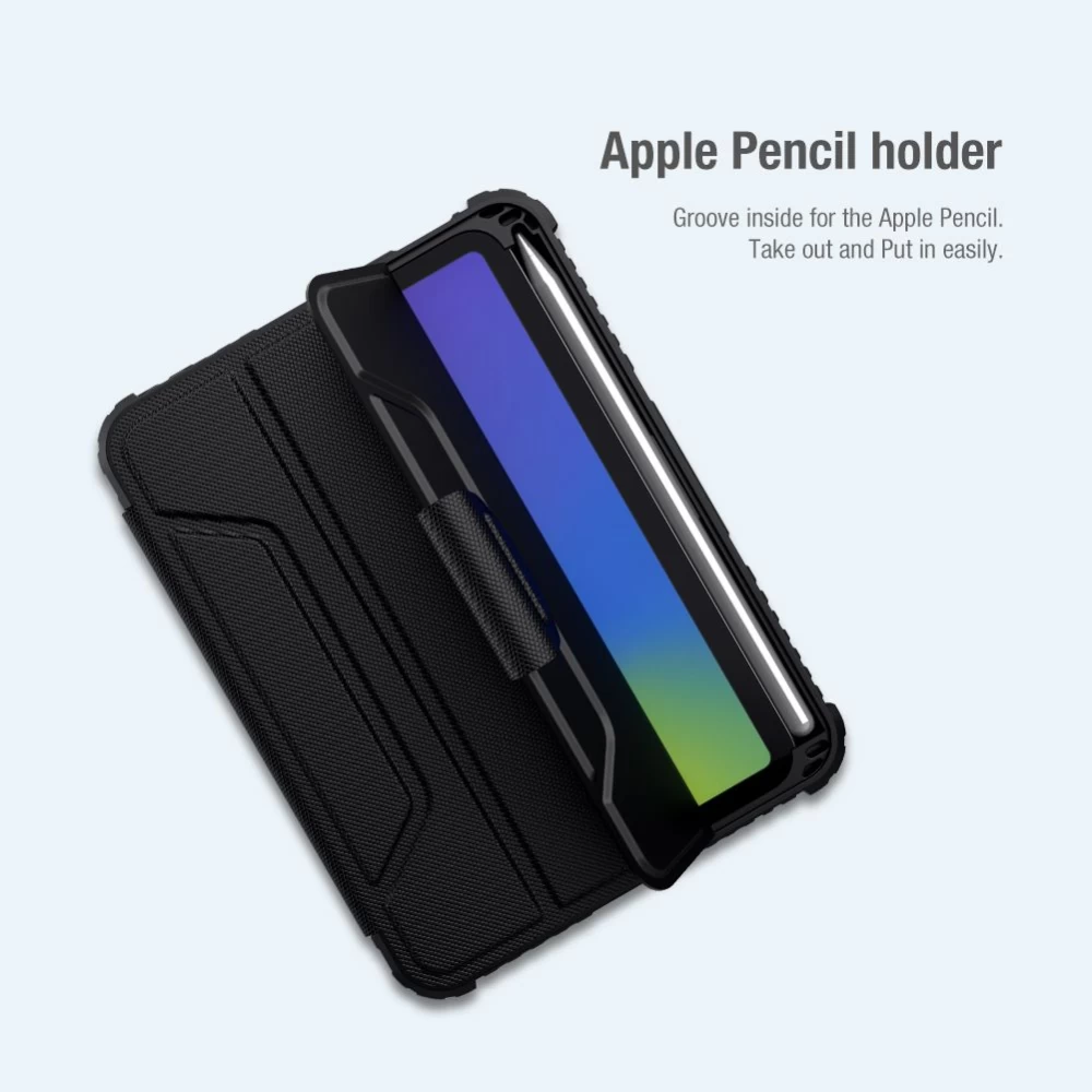 Apple iPad Mini 6 tablet case black Nillkin Bumper Leather  Pro