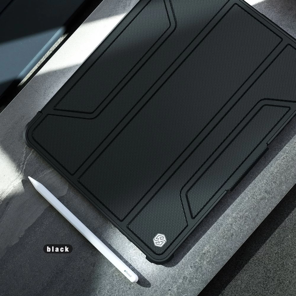Apple iPad Mini 6 tablet case black Nillkin Bumper Leather  Pro