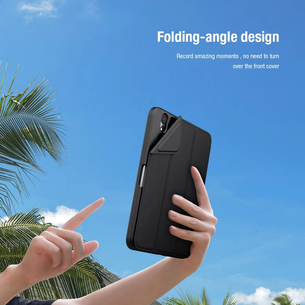 Apple iPad Mini 6 maciņš zaļš Nillkin Bevel Leather 