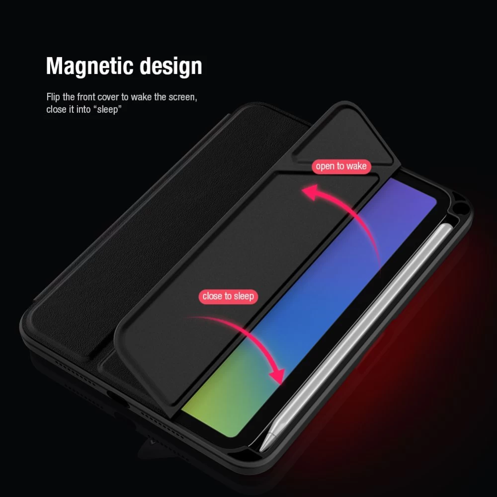 Apple iPad Mini 6 maciņš zaļš Nillkin Bevel Leather 