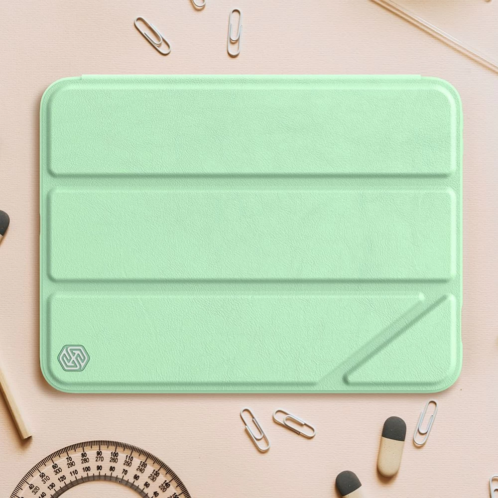 Apple iPad Mini 6 maciņš zaļš Nillkin Bevel Leather 