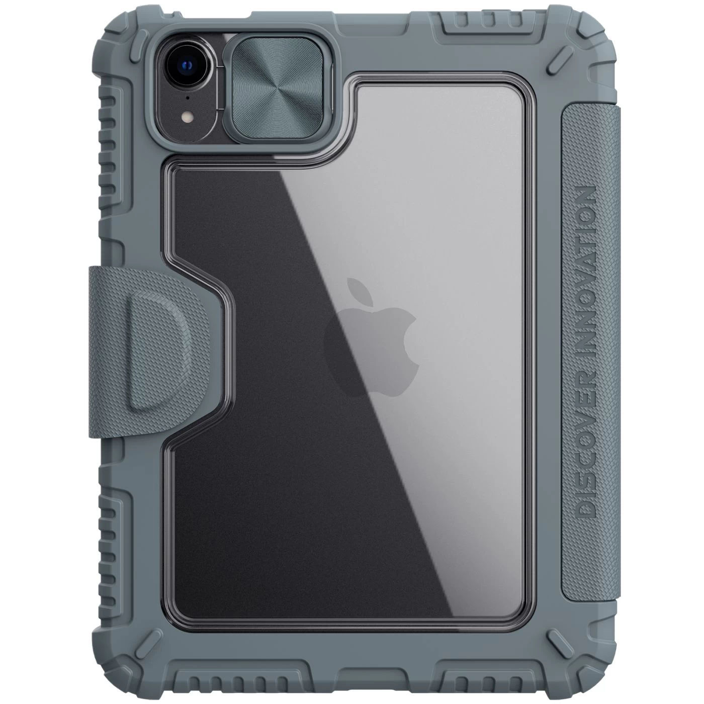 Apple iPad Mini 6 tablet case gray Nillkin Bumper Leather Pro