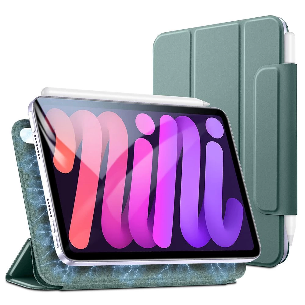Apple iPad Mini 6 tablet case green ESR Rebound Magnetic 2021