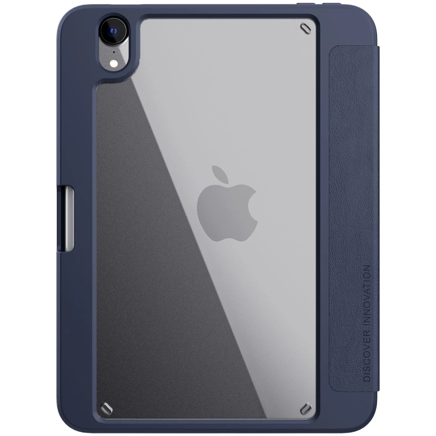 Apple iPad Mini 6 tablet case blue Nillkin Bevel Leather