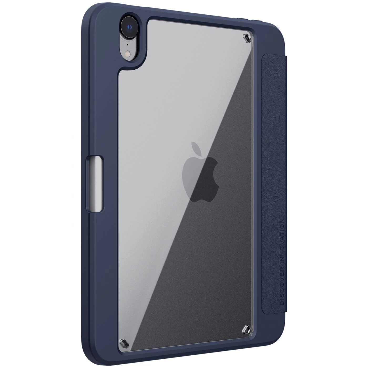 Apple iPad Mini 6 tablet case blue Nillkin Bevel Leather