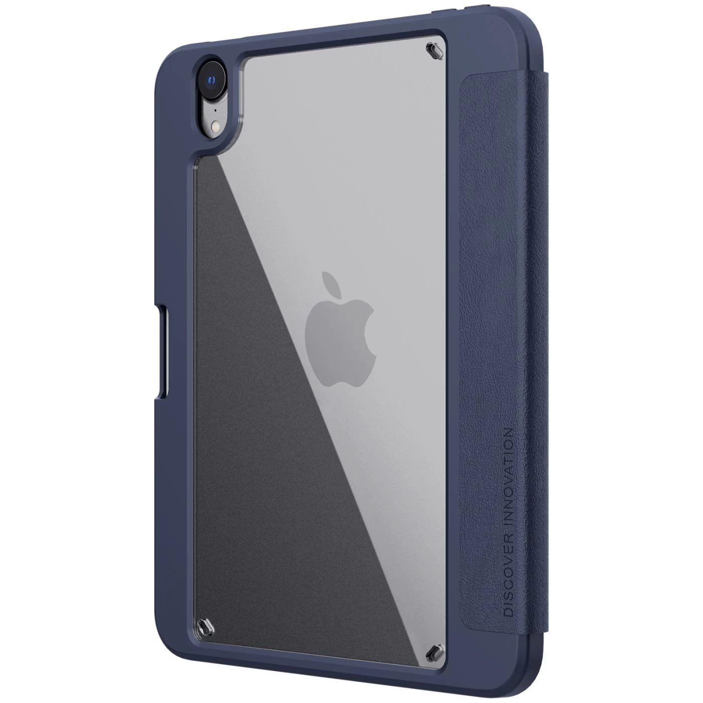 Apple iPad Mini 6 tablet case blue Nillkin Bevel Leather