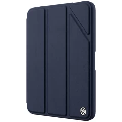 Apple iPad Mini 6 tablet case blue Nillkin Bevel Leather 