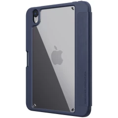 Apple iPad Mini 6 tablet case blue Nillkin Bevel Leather 