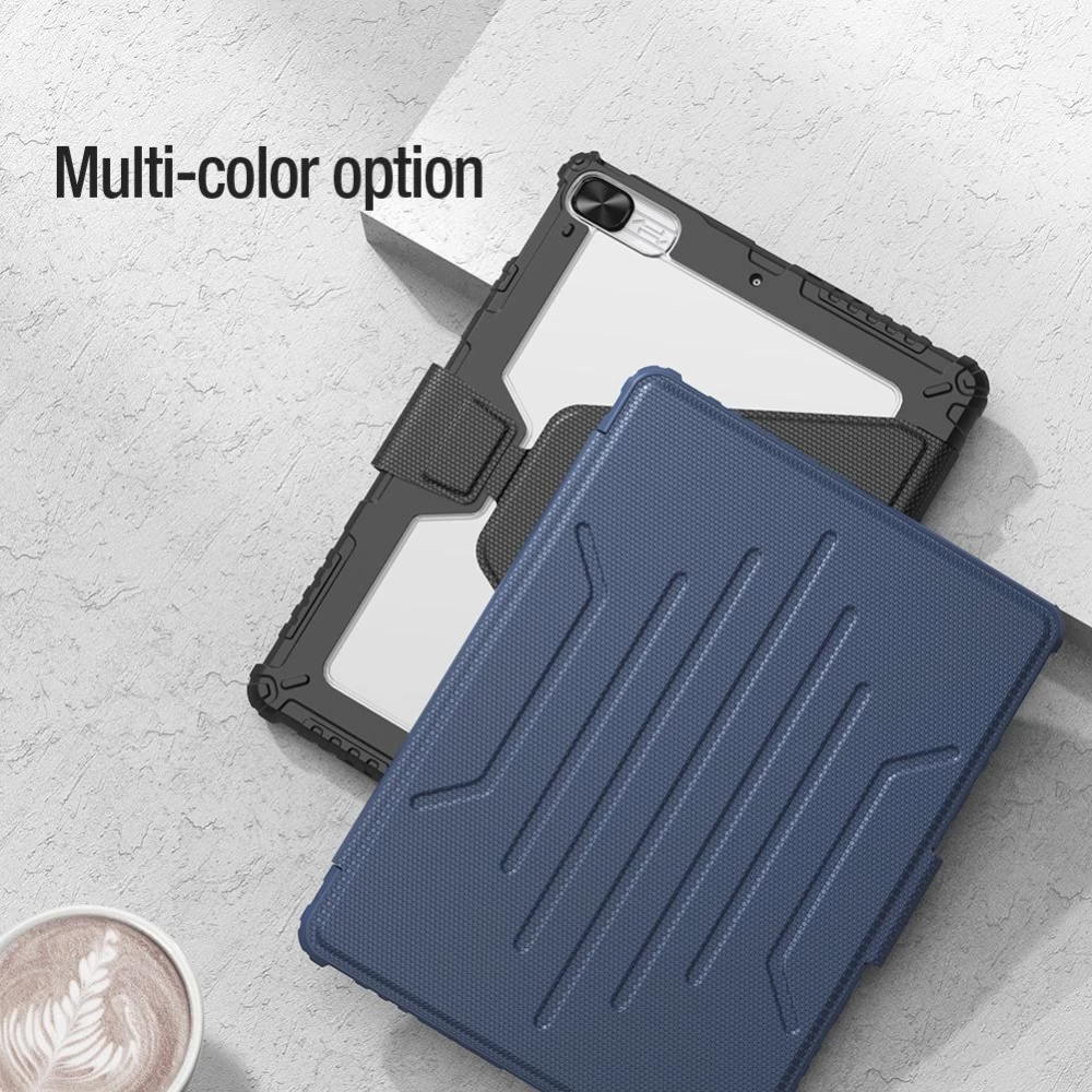 Apple iPad 10.2 9th Gen (2021) tablet case blue NILLKIN Bumper SnapSafe