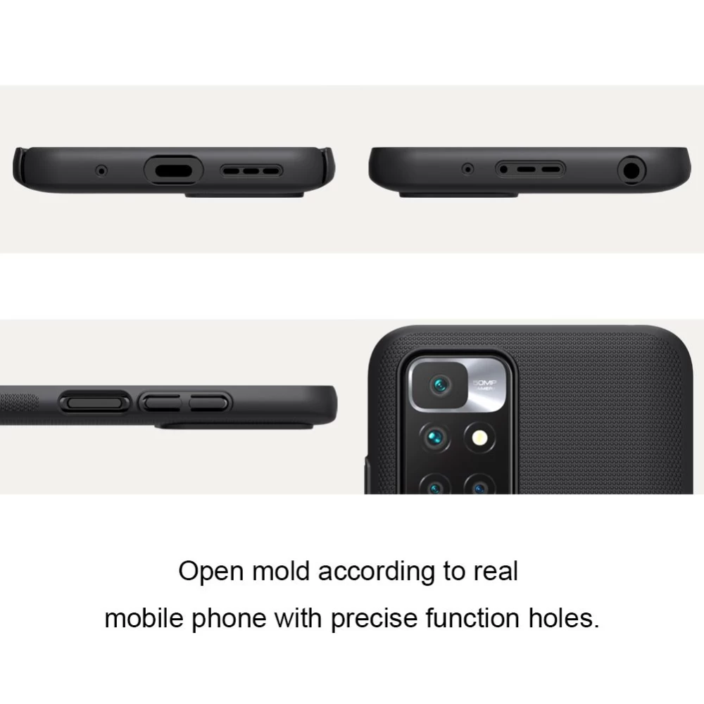 Xiaomi RedMi 10 dėklas baltas Nillkin Super Frosted Shield  Redmi / Prime