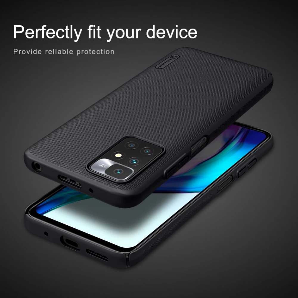 Xiaomi RedMi 10 dėklas baltas Nillkin Super Frosted Shield  Redmi / Prime