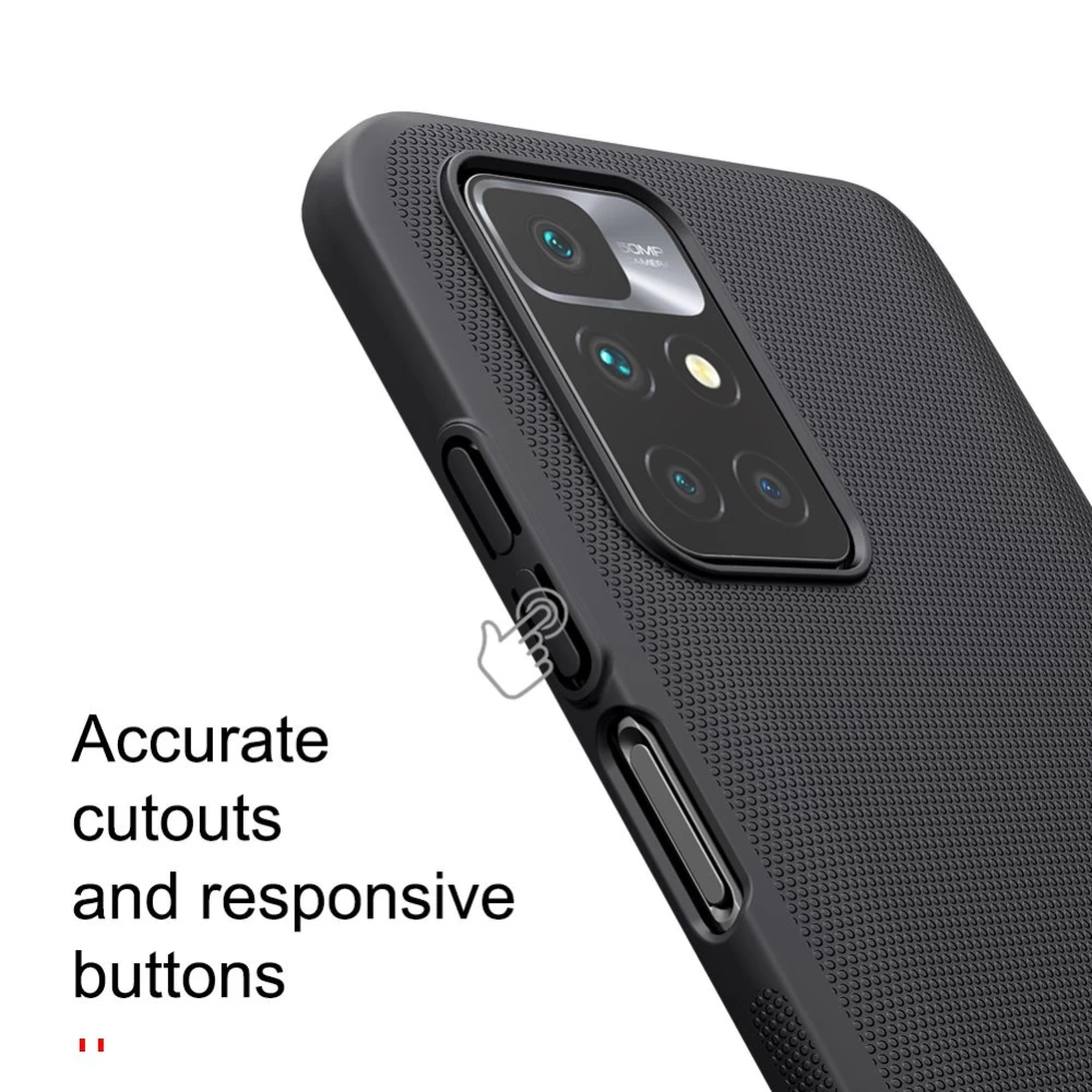 Xiaomi RedMi 10 dėklas baltas Nillkin Super Frosted Shield  Redmi / Prime