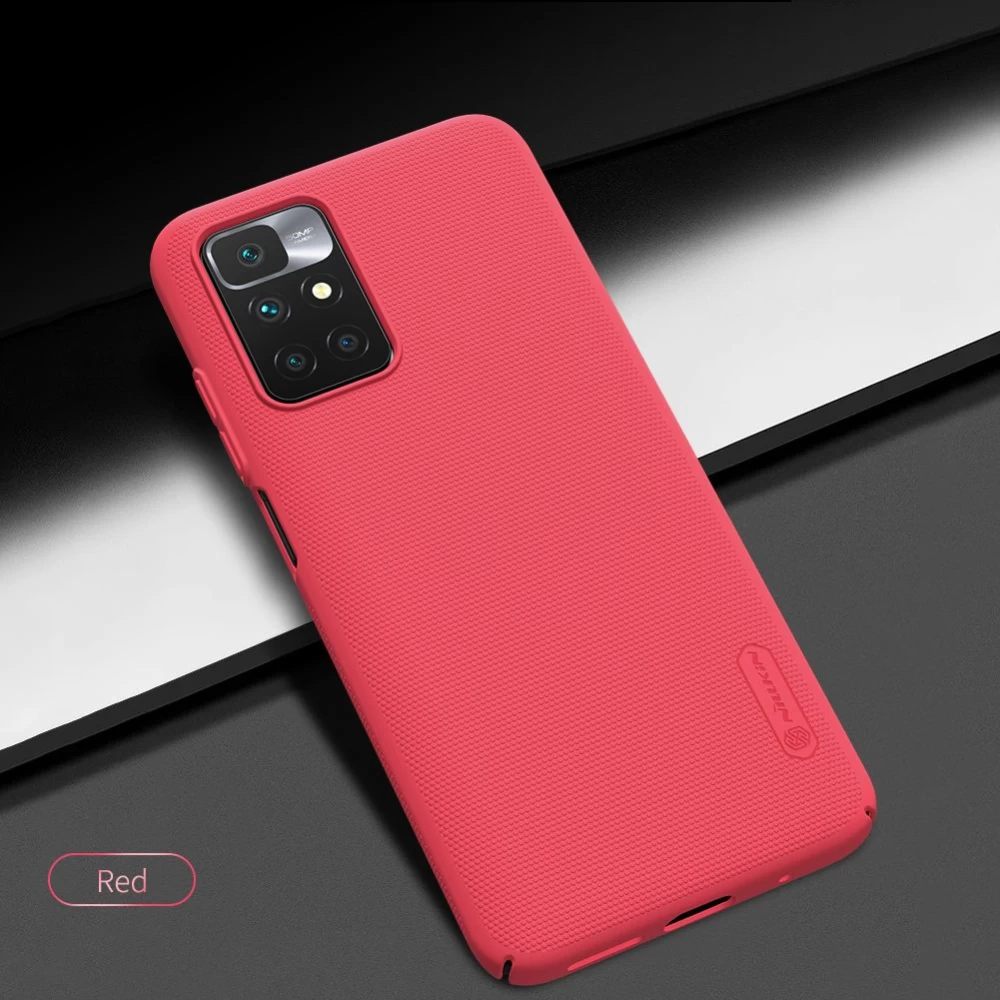 Xiaomi RedMi 10 dėklas baltas Nillkin Super Frosted Shield  Redmi / Prime
