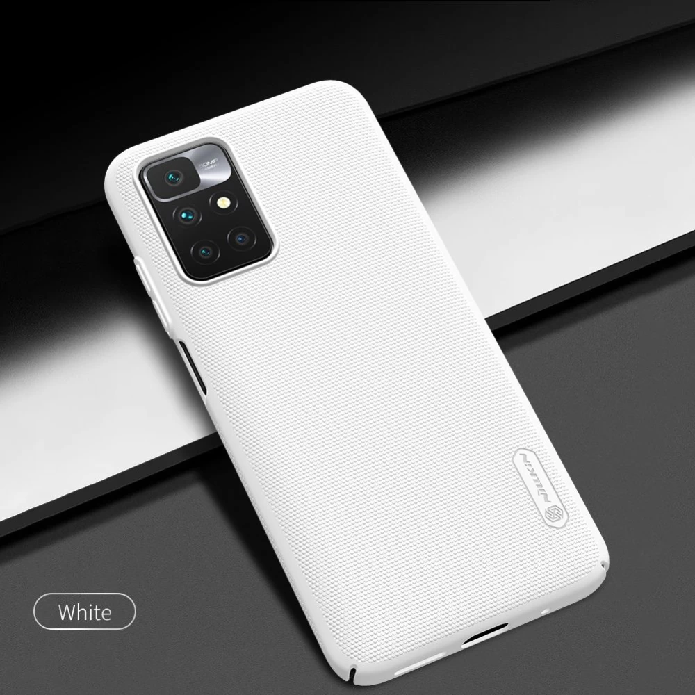 Xiaomi RedMi 10 dėklas baltas Nillkin Super Frosted Shield  Redmi / Prime