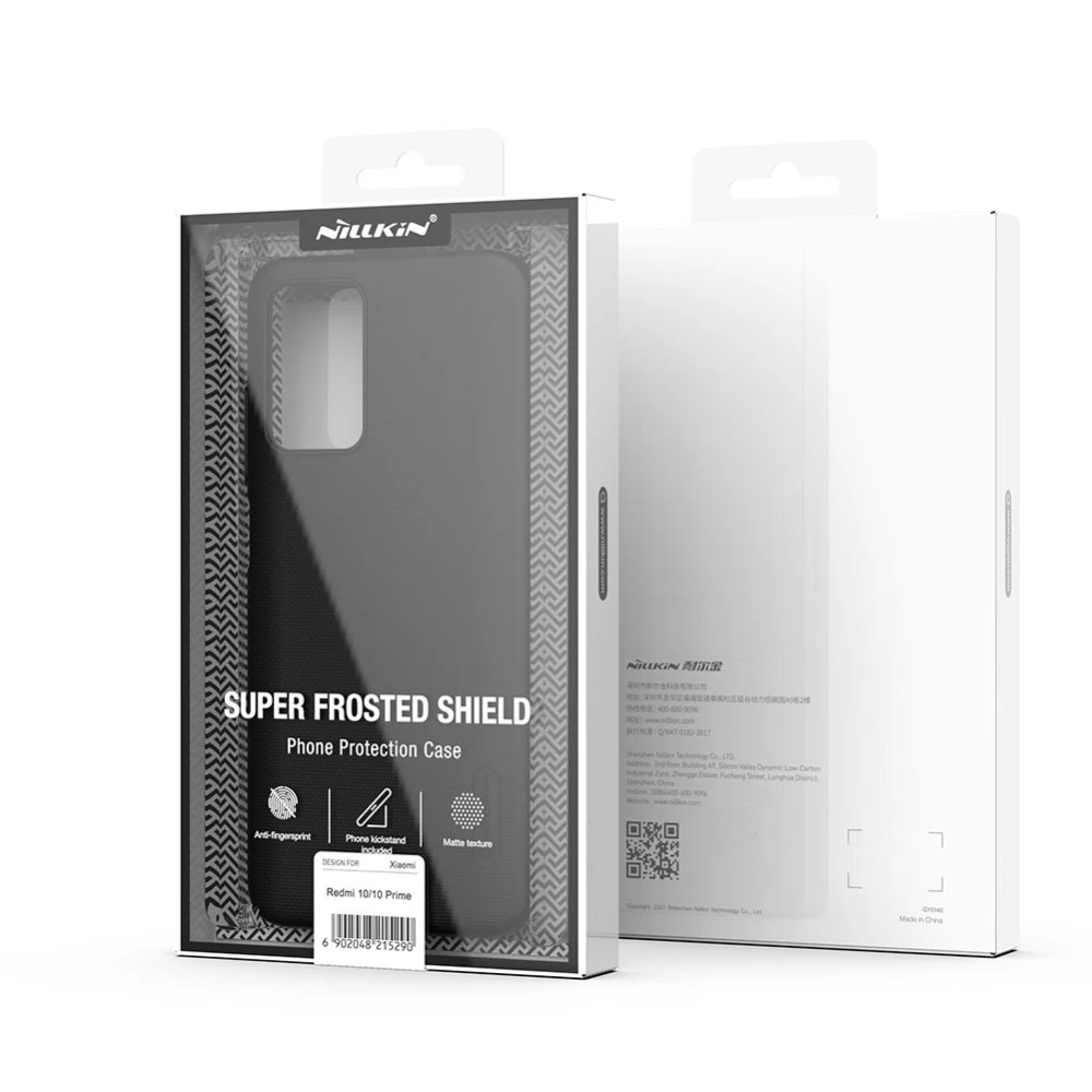 Xiaomi RedMi 10 dėklas baltas Nillkin Super Frosted Shield  Redmi / Prime