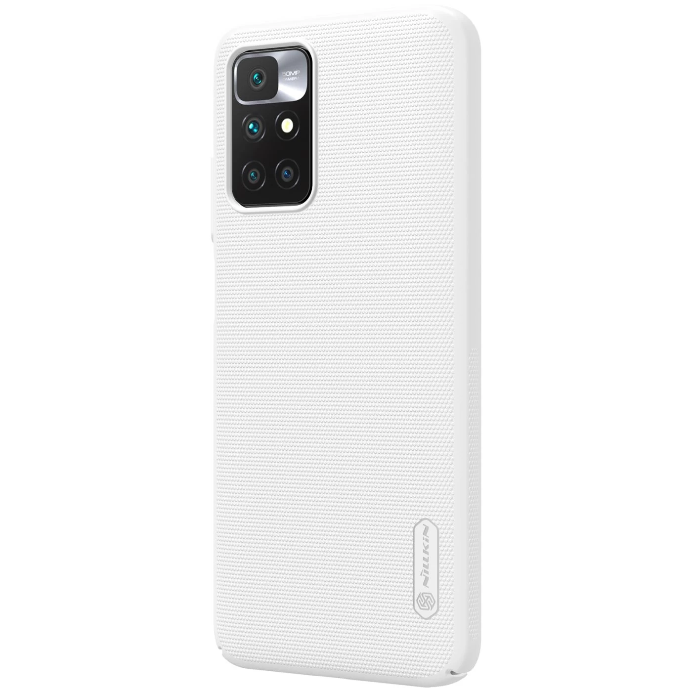 Xiaomi RedMi 10 dėklas baltas Nillkin Super Frosted Shield Redmi / Prime