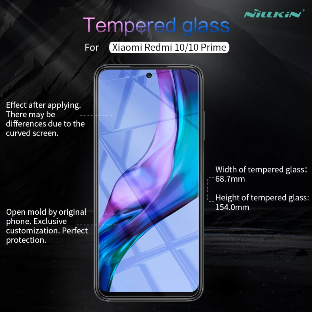 Xiaomi RedMi 10 Prime Tempered glass  Nillkin H+PRO /10 Copy