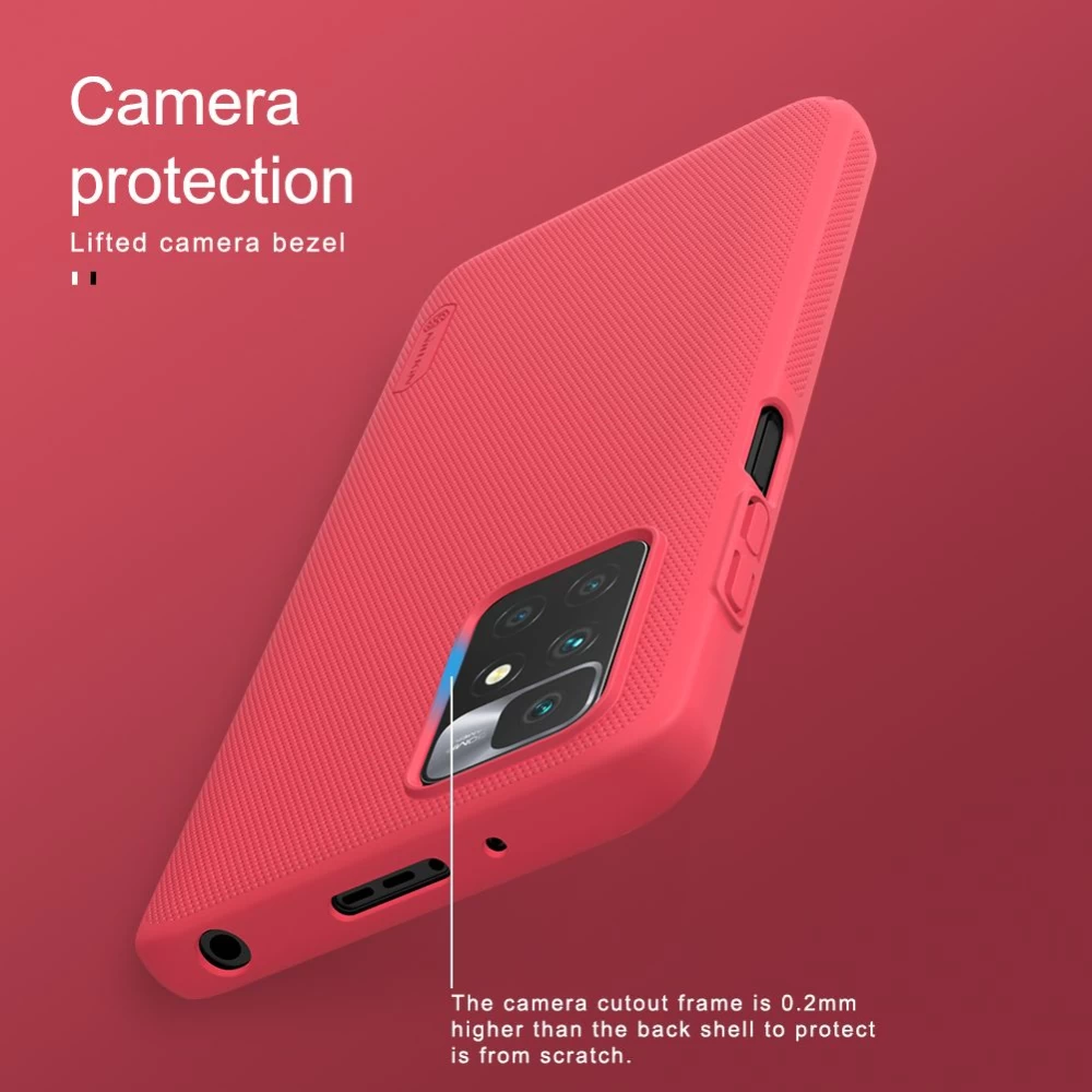 Xiaomi RedMi 10 Prime case white Nillkin Super Frosted Shield  Redmi / Copy