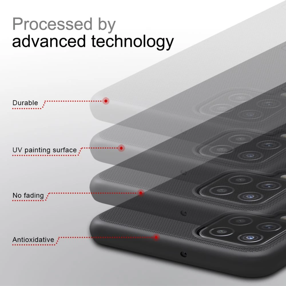 Samsung Galaxy A22 4G vāciņš balts Nillkin Super Frosted Shield 
