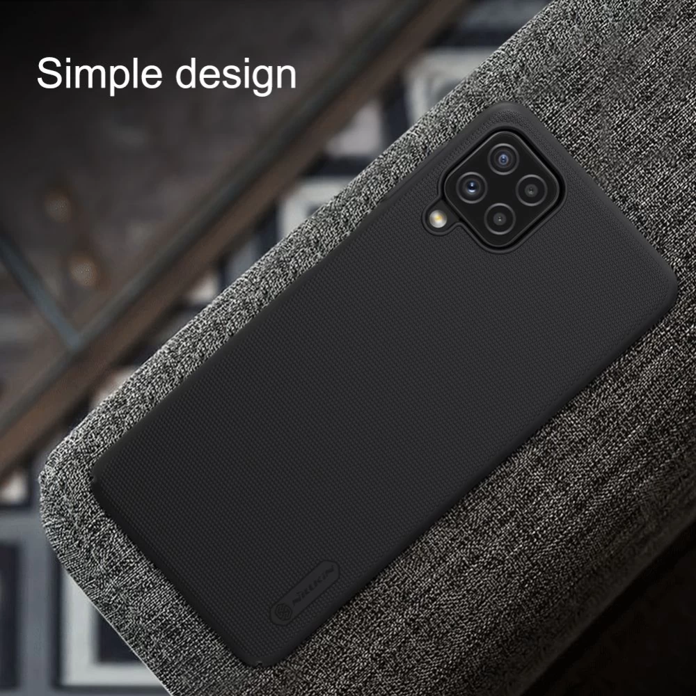Samsung Galaxy A22 4G чехол синий Nillkin Super Frosted Shield  4G/LTE